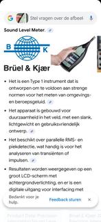 Geluidsmeter - Professioneel, Ophalen