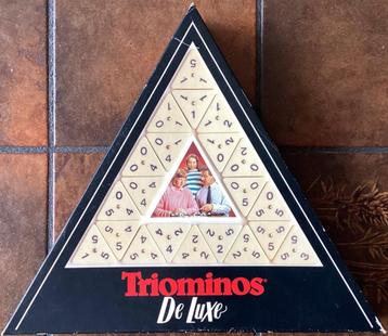 Triominos de luxe, compleet vintage spel beschikbaar voor biedingen