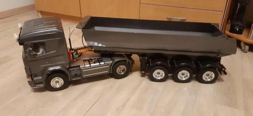 Tamiya Kipper 4x4, Graupner MX-16, Hobby en Vrije tijd, Modelauto's | Overige schalen, Zo goed als nieuw, Overige typen, Ophalen of Verzenden