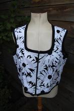 Top offwhite/ zwart Joseph Ribkoff mt 44 Vaste prijs AANBIED, Zwart, Maat 42/44 (L), Joseph Ribkoff, Ophalen of Verzenden