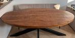 Ovalen eettafel 200x100cm, Huis en Inrichting, Tafels | Eettafels, Ophalen, Zo goed als nieuw, Vijf personen of meer, Ovaal