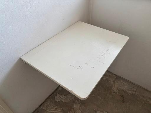 Houten opklaptafel., Huis en Inrichting, Tafels | Sidetables, Zo goed als nieuw, 50 tot 75 cm, 50 tot 100 cm, Rechthoekig, Ophalen