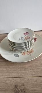 brocante bavaria  gebaksstel gebaksbordjes en schaal, Antiek en Kunst, Antiek | Servies compleet, Ophalen of Verzenden