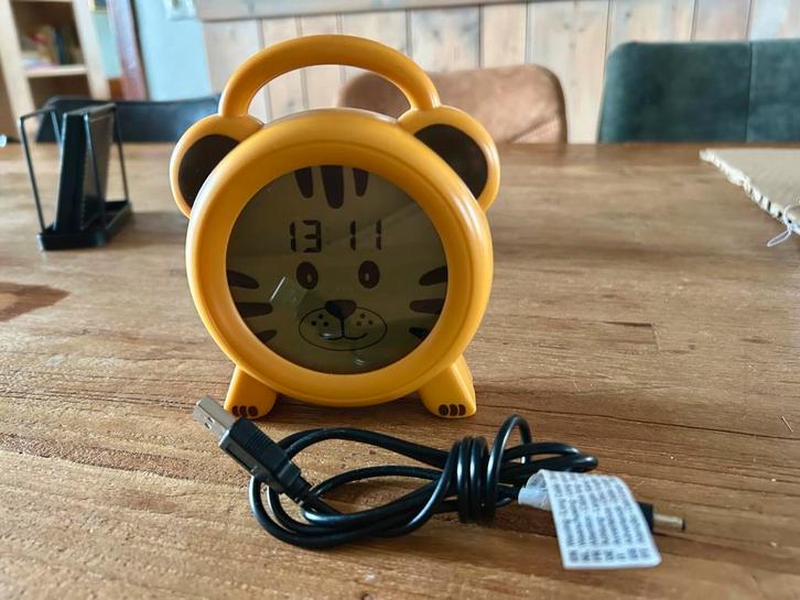 Kinderwekker - Alecto Slaaptrainer - tijger - klok kind, Witgoed en Apparatuur, Wekkers, Zo goed als nieuw, Ophalen