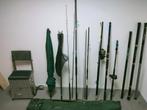 Complete hengel set incl molens en toebehoren, Watersport en Boten, Hengelsport | Witvissen, Ophalen, Gebruikt, Complete set