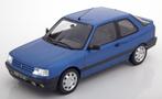 Peugeot 309 GTi 16 1991 Miami Blauw Schaal 1:18 Norev 184881, Hobby en Vrije tijd, Auto, Norev, Ophalen of Verzenden, Norev