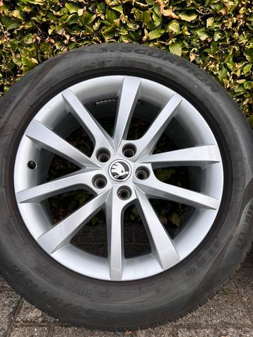 Skoda Kodiaq velgen 5x112 met banden 235/55/18 100V beschikbaar voor biedingen