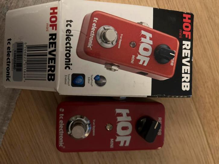TC Electronic HOF Mini Reverb Pedaal, Muziek en Instrumenten, Effecten, Zo goed als nieuw, Reverb, Ophalen of Verzenden