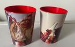 2 Plastic bekers van Coca-Cola met rondom print., Ophalen of Verzenden, Zo goed als nieuw