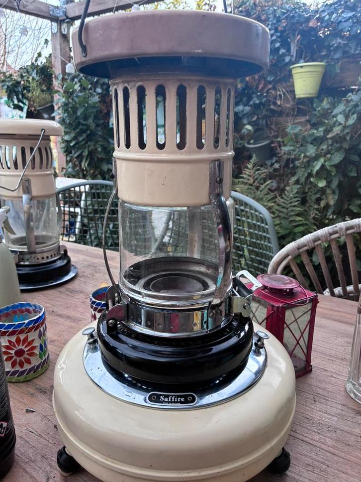 Saffire Aladdin lamp petroleumkachel, Huis en Inrichting, Kachels, Zo goed als nieuw, Petroleumkachel, Overige brandstoffen, Ophalen