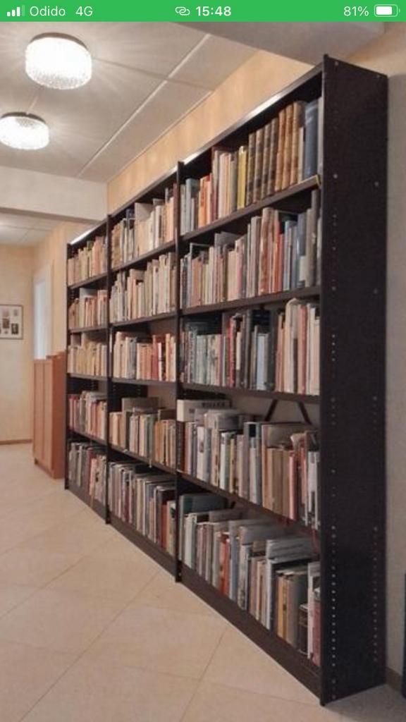 4m Stabilux boekenkast Friso Kramer, 5 staanders, 24 planken, Huis en Inrichting, Kasten | Boekenkasten, Gebruikt, 50 tot 100 cm