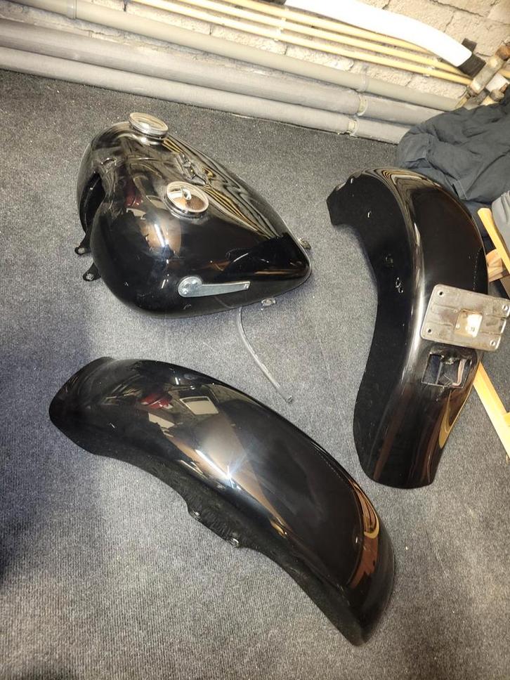 Harley Fatboy 2007 Spuit Set Tank & Spatborden, Motoren, Onderdelen | Harley-Davidson, Gebruikt, Ophalen of Verzenden