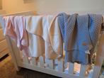 WIEGE-DEKENTJES.   ROSE, TAUPE, CREME, Kinderen en Baby's, Verzenden, Zo goed als nieuw, 85 tot 100 cm, Deken