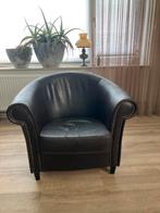 Leren stoel, Huis en Inrichting, Fauteuils, Ophalen, Gebruikt, Minder dan 75 cm, Leer