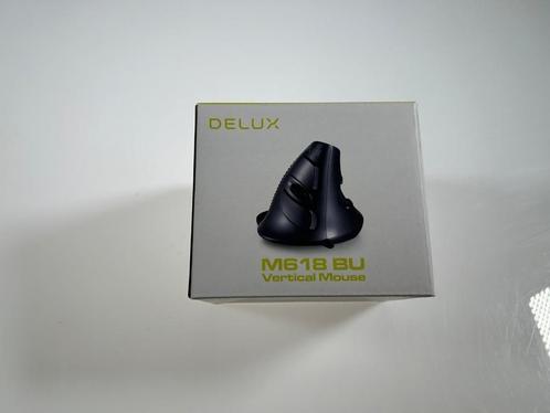 Delux - M618 BU - Bedraad - Anti-RSI / Muisarm - Ergonomisch, Computers en Software, Muizen, Nieuw, Muis, Rechtshandig, Bedraad