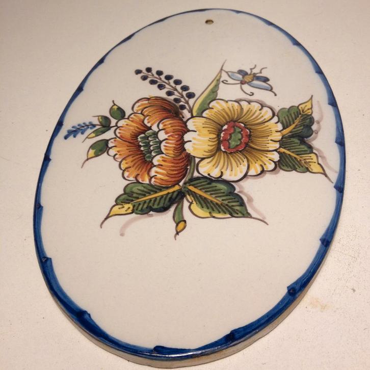 3 antieke muurplaatjes aardewerk van Woudsend, Antiek en Kunst, Antiek | Keramiek en Aardewerk, Verzenden