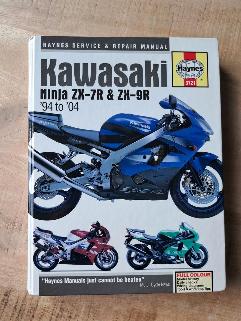 わなきのページ ≥ Kawasaki Ninja ZX-7R & ZX-9R Haynes werkplaatshandboek