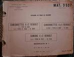 Onderdelen en onderhoud renault R2067, Ophalen, Renault