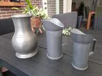 Tinnen vazen, Antiek en Kunst, Antiek | Tin, Ophalen of Verzenden