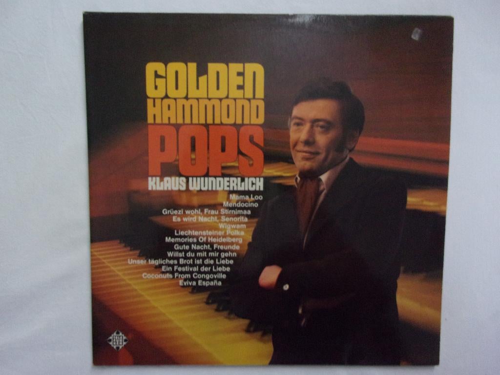 Klaus Wunderlich - Golden hammond pops LP, Ophalen of Verzenden, Gebruikt, 12 inch, Overige soorten