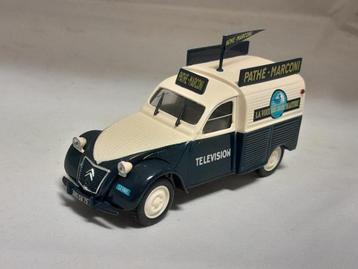 Citroën 2CV bestel 1:43 Pathé Marconi beschikbaar voor biedingen