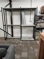 (1098) Bruynzeel Metalen opbergrek 2 secties van 100 cm, Ophalen, Gebruikt, Bruynzeel, .