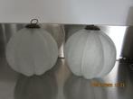 Wit Matte Kerstballen Stevig Glas 2 stuks, Ophalen of Verzenden, Gebruikt