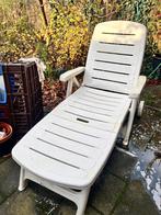 Ligstoel buiten, Tuin en Terras, Ophalen, Gebruikt, Kunststof, Verrijdbaar