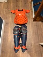 Nike Diamond Elite catchers Gear navy/orange NCAA gekeurd, Sport en Fitness, Honkbal en Softbal, Ophalen of Verzenden, Gebruikt