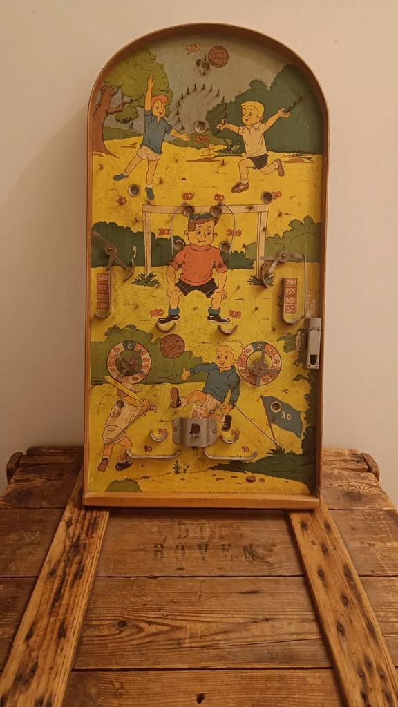 Knikkerspel - Nostalgie, Antiek en Kunst, Antiek | Speelgoed, Ophalen of Verzenden