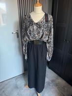 Piyano lange jurk, Ophalen of Verzenden, Zo goed als nieuw, Maat 38/40 (M), Onder de knie