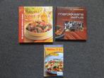 3 boeken over koken, Marokkaans, Wokken, Pastagerechten, Verzenden, Gelezen, Azië en Oosters