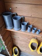 Tinnen bekers - 95 % tin, Antiek en Kunst, Ophalen