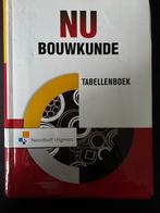 NU Bouwkunde Tabellenboek - Zo goed als nieuw!, Verzenden, Zo goed als nieuw, Overige niveaus, Overige vakken