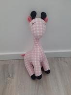 Knuffel prenatal giraf giraffe roze K4669, Ophalen of Verzenden, Zo goed als nieuw, Beer