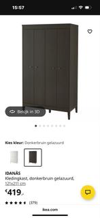 Bruine IKEA Garderobekast, Huis en Inrichting, Ophalen, 100 tot 150 cm, 200 cm of meer, Zo goed als nieuw