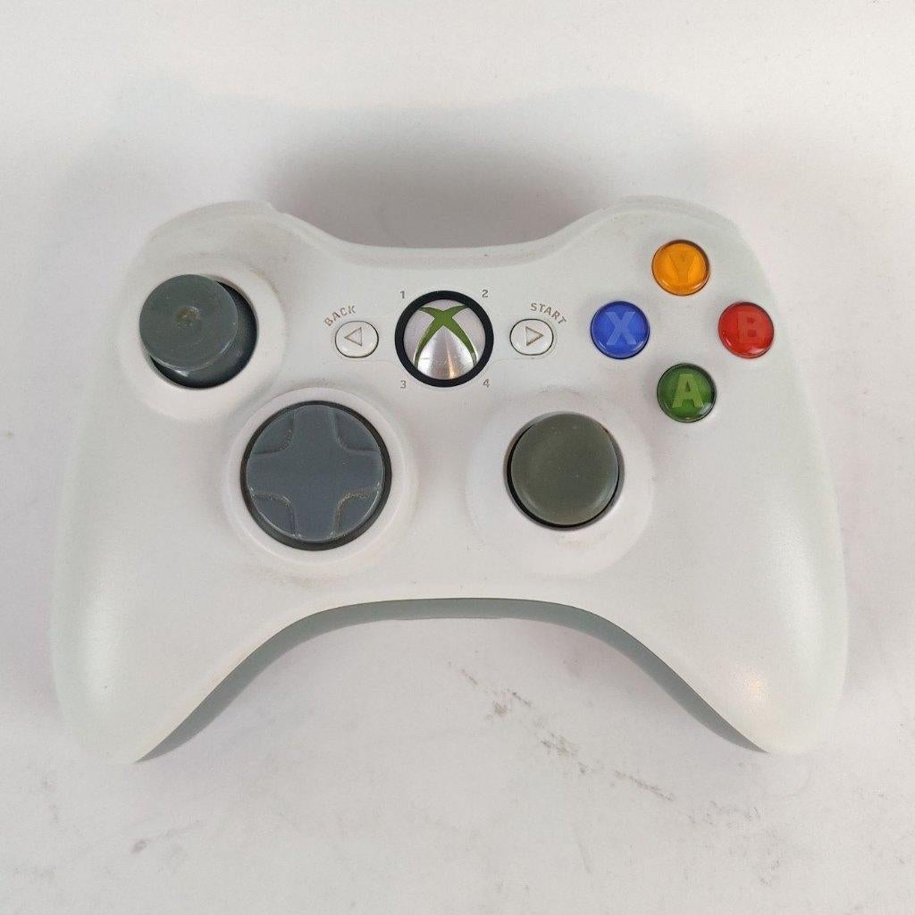 Xbox 360 controller wit -gebruikt || Nu voor maar € 9,99, Gebruikt, 1 speler, Ophalen of Verzenden, X