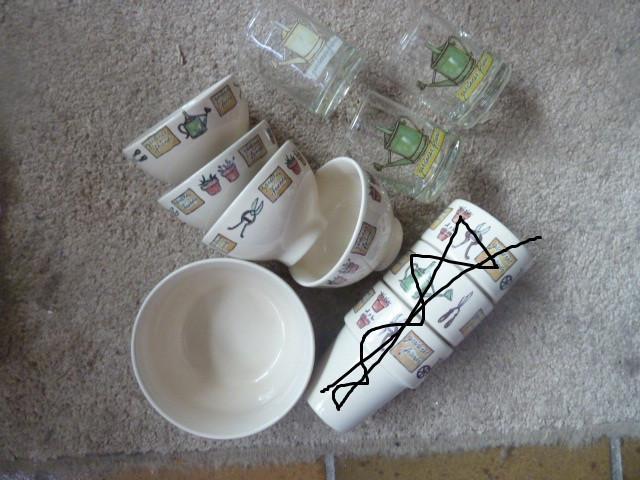 Jet Gardener Friends Servies Onderdelen, Huis en Inrichting, Keuken | Servies, Zo goed als nieuw, Schaal of Schalen, Overige stijlen