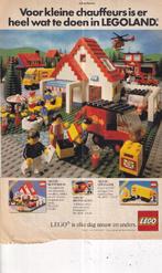 Retro reclame 1983 Lego Miniland bestelauto & oplegger, Overige typen, Ophalen of Verzenden