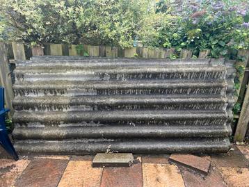 2 stuks Eternit vezel cementplaat 242,5 L  118 breed gratis beschikbaar voor biedingen