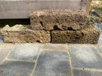 Blokken voor border, bloembak etc geel, Tuin en Terras, Ophalen, Gebruikt, Minder dan 30 cm, Minder dan 60 cm