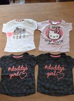 Geweldige shirtjes Dirkje/Primark/Hello Kitty mt 62, Ophalen of Verzenden, Zo goed als nieuw, Meisje, Shirtje of Longsleeve