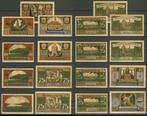 ﻿Neubrandenburg 4x25 + 3x50 + 2x75 Pf 1921 Noodgeld r-55 jdu, Ophalen of Verzenden, Duitsland, Setje