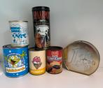 Blikken spaarpotten Kikker kat koe bierworst winegum munt, Verzamelen, Spaarpotten, Ophalen of Verzenden, Gebruikt, Metaal of Blik