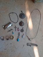 leuke verzameling zilveren sieraden oud en nieuwer, Sieraden, Tassen en Uiterlijk, Antieke sieraden, Ophalen of Verzenden, Zilver