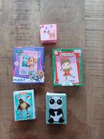 5 mini puzzels in doosje., Ophalen, 10 tot 50 stukjes, Zo goed als nieuw