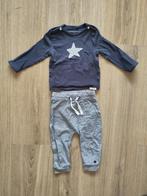 Setje Noppies Baby maat 68 unisex, blauw-wit, Jongetje of Meisje, Ophalen of Verzenden, Zo goed als nieuw, Setje