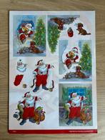 Kerst knipvel kerstman, Hobby en Vrije tijd, Kaarten | Zelf maken, Ophalen of Verzenden, Nieuw, Kerst, Knipvel