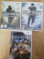 3 wii games Call of duty, Ophalen of Verzenden, Zo goed als nieuw