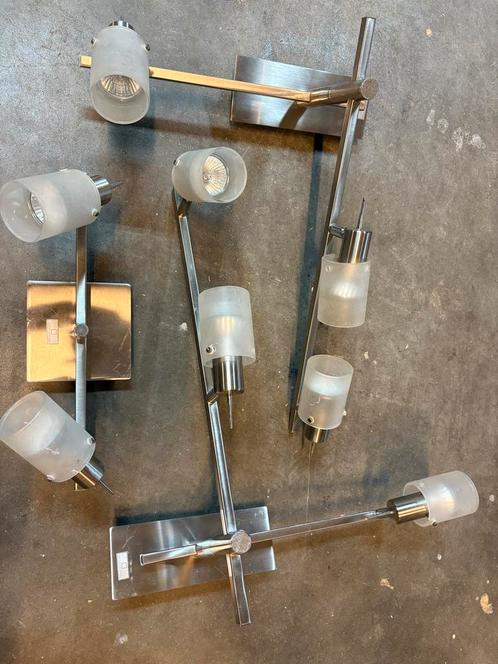 Jan des Bouvrie Spots - Set, Huis en Inrichting, Lampen | Spots, Gebruikt, Metaal of Aluminium, Halogeen, Led, Ophalen of Verzenden